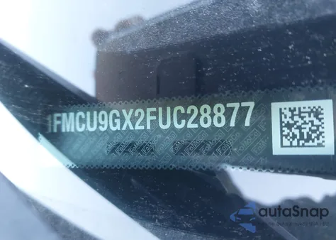 2015 Ford Escape Se from USA, damaged, VIN 1FMCU9GX2FUC28877